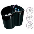 Duo de corbeilles tri sélectif - Recyclé - CEP