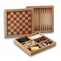 Coffret Bois 3 Jeux En 1