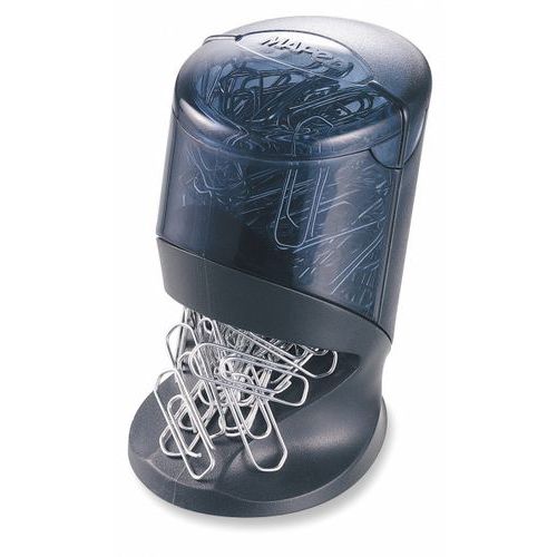 Lot de 100 Distributeur de trombones socle aimanté - Maped