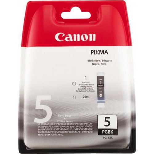 Cartouche Encre Noire Canon Pgi-5 Bk