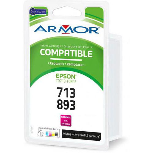 Cartouche Encre Couleur 1jet0182 Compatible Epson - Magenta