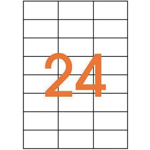 Boite De 2400 Étiquettes Adhésives 70x37 Mm