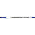Stylo bille pointe moyenne bleu