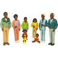 Figurines de la famille africaine - Lot de 8 - Miniland