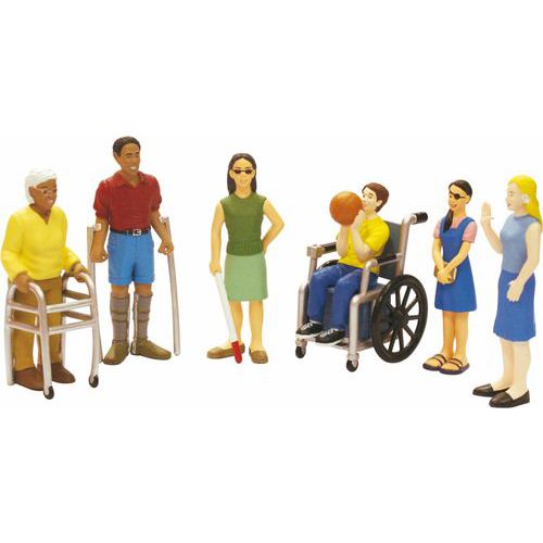 Lot De 6 Figurines Des Handicaps
