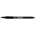 Stylo Bille Pointe Moyenne Rétractable Soft Feel Bic - Noir