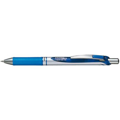Stylo roller Energel 0.7mm retract. bleu