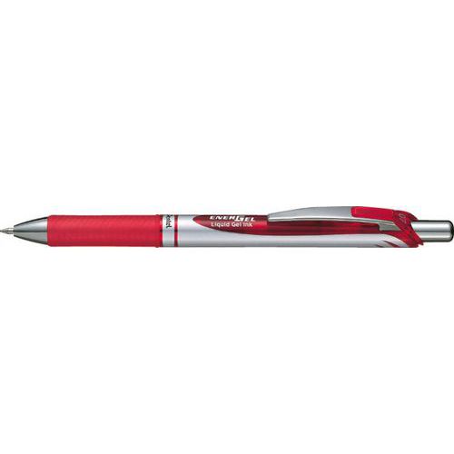 Stylo roller Energel 0.7mm retract. rouge