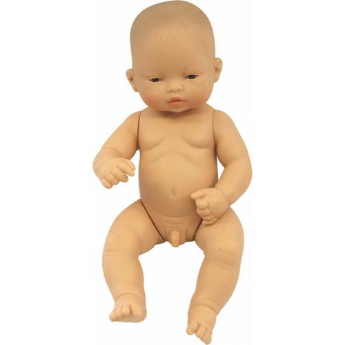 Bébé Asiatique Garçon 32 Cm Sans Cheveux