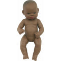 Bébé Africain Fille 32 Cm Sans Cheveux