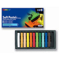 Boîte 12 pastels tendres assortis 66 mm - Mungyo