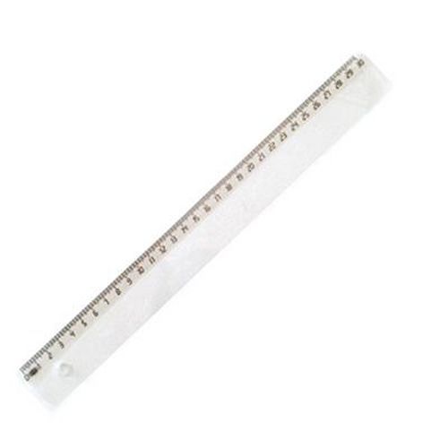Règle Plate Cristal Anti-tâches L 30cm