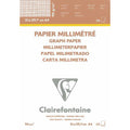 Bloc de 50 feuilles millimétrées - format 21 x 29,7 - Clairefontaine