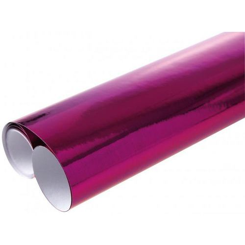 Rouleau de papier métallisé 2,00 x 0,70 m - rose