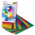 Pochette 10 feuilles arc-en-ciel 23 x 32 cm - Folia