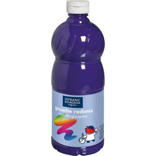 Flacon 1l Gouache Redimix - Violet
