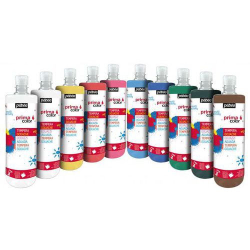 Assortiment 10 flacons 1 litre Primacolor - Pébéo