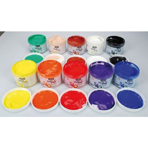 Set 10 Pots 225 Ml Assortis - Tactilcolor Pébéo