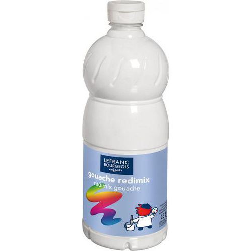 Flacon 500ml Couleurs Acryliques Glossy - Blanc