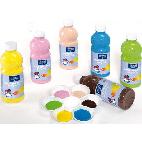 Assortiment 6 flacons 500 ml couleurs vitaminées - Lefranc Bourgeois