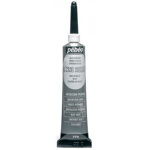 Tube 20ml Cerne Relief Pébéo - Plomb