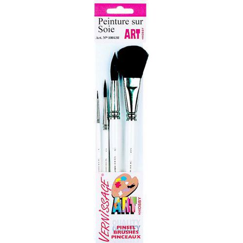 Kit 4 Pinceaux Et Brosses