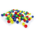 Sachet 1000 perles plastique opaques gros trous ø 9 mm - Innspiro