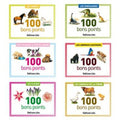 Bte 100 bons points 5,7x7,8cm poneys