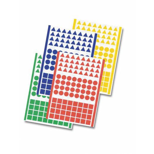 Assortiment De 1920 Gommettes Géantes Géométriques