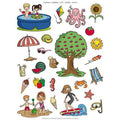 Lot 48 Feuilles Gommettes Les 4 Saisons
