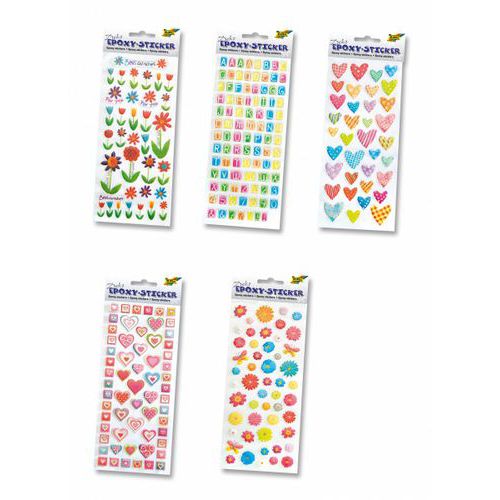 Ensemble De 10 Assortiments De Stickers En Relief