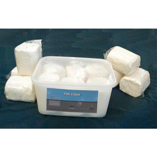 Boîte hermétique de 3 kg de pâte à modeler blanche sélection Pichon