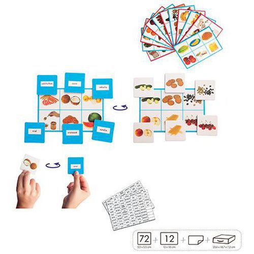 Lot de 156 Loto des aliments - Akros