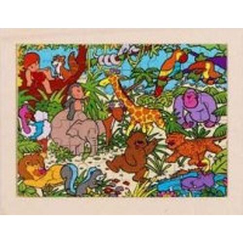 Lot De 4 Puzzles Les Explorations De 48 Pièces En Bois