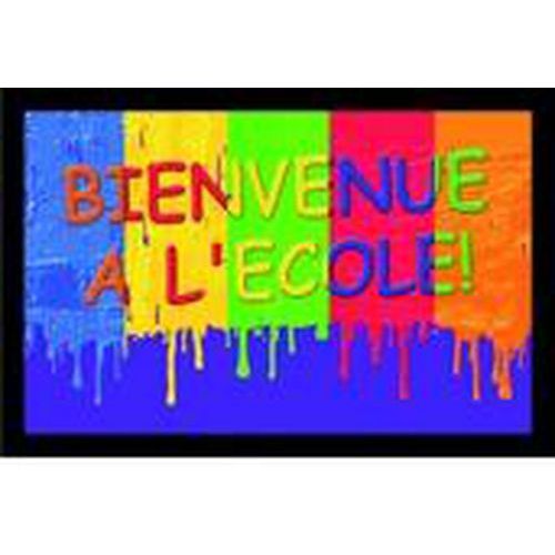 Paillasson thème bienvenue