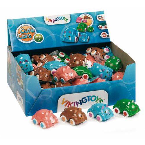 Lot de 12 Les voitures bébés animaux