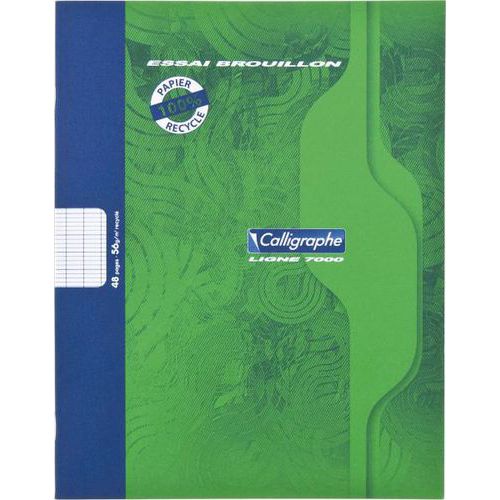 Cahier Brouillon Gamme Écologique 56g 48p Seyes 17x22