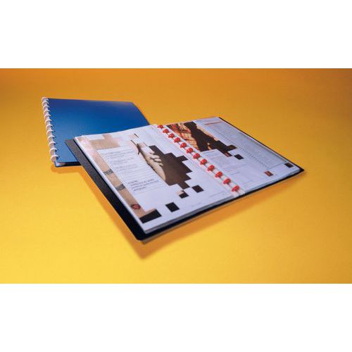 Reliure Plastique À Anneaux 20 Pochettes Polypropylène A4
