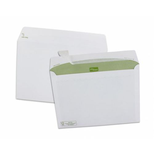 Enveloppe blanche recyclée 162 x 229 cm 80 gr extra blanche - GPV