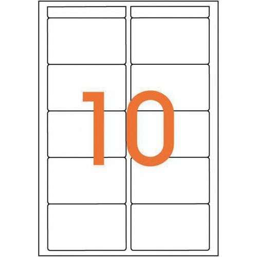 Boite 100 étiquettes adhésives 38.5 x 65 mm - Apli