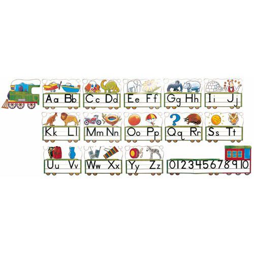 Train Alphabet Géant