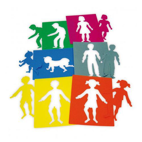 Valisette 6 Pochoirs La Famille