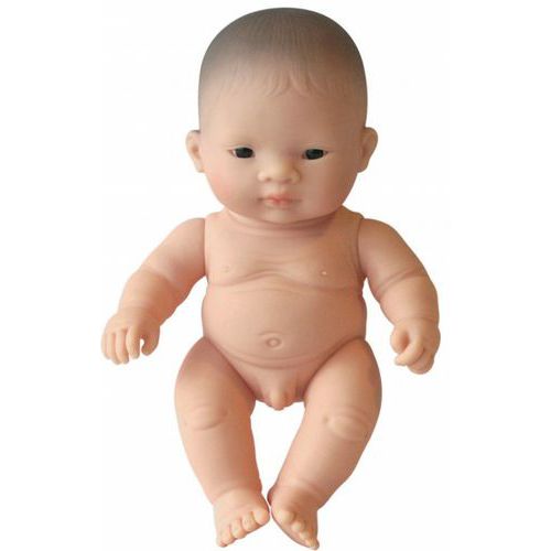 Bébé asiatique garçon 21 cm - Miniland