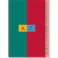 Répertoire reliure hélicoïdale 180 pages A4 70g 5x5 - Conquerant