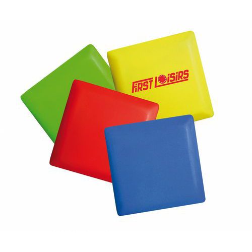 Lot de 4 galets carres souples