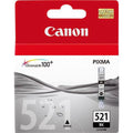 Cartouche Jet D'encre Canon Cli-521 Bk Noire