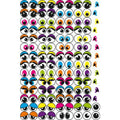 Pochette 594 Gommettes Yeux Assorties