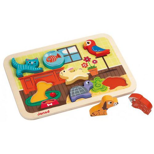 Puzzle Les Animaux Domestiques Chunky