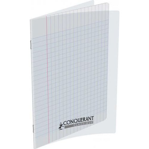 Cahier polypropylène 90g 48p seyes 17x22 - incolore