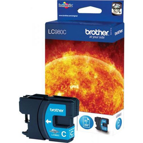 Cartouche jet d'encre Brother LC980C - cyan